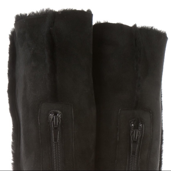 Manolo Blahnik black suede knee-high boots - Picture 7 of 8